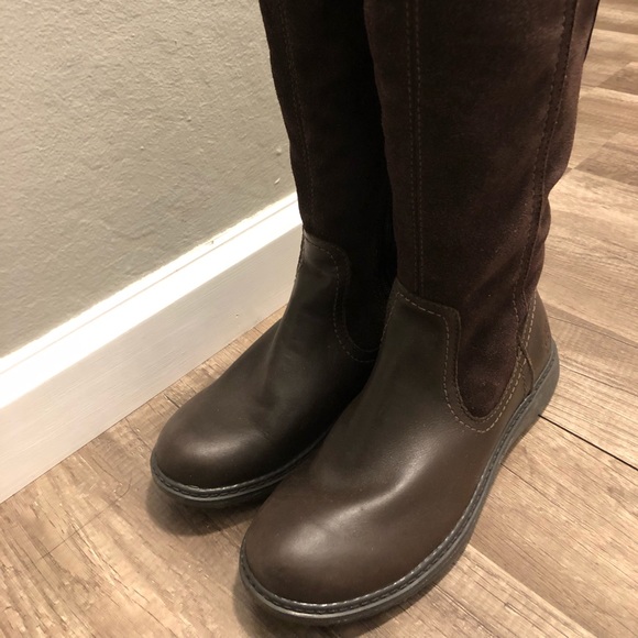 s-l400.jpg Timberland Suede Leather Tall Zip Boots